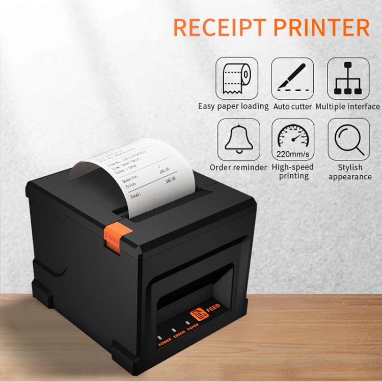 ZJ-8360-L USB Bluetooth Wireless Auto-cutter 80mm Thermal Receipt Printer(US Plug) - Receipt Printers by PMC TechLife | Online Shopping South Africa | PMC TechLife | Buy Now Pay Later Mobicred