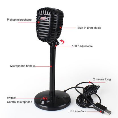 360 Degree Rotatable Driveless USB Voice Chat Device Video Conference Microphone, Cable Length: 2.2m - Microphone by PMC Jewellery | Online Shopping South Africa | PMC Jewellery | Buy Now Pay Later Mobicred