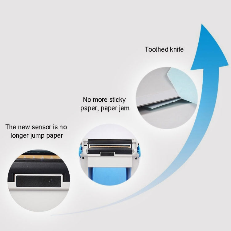 GPRINTER GP1324D Bluetooth USB Port Thermal Automatic Calibration Barcode Printer, Max Supported Thermal Paper Size: 104 x 2286mm - free shipping - PMC Jewellery - Order now!