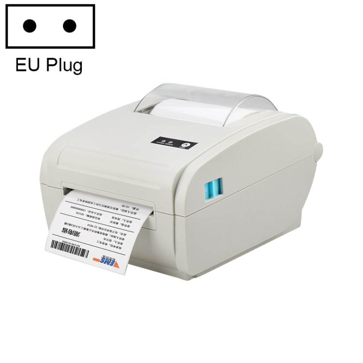 POS-9210 110mm USB POS Receipt Thermal Printer Express Delivery Barcode Label Printer, EU Plug(White) - Receipt Printers by PMC Jewellery | Online Shopping South Africa | PMC Jewellery | Buy Now Pay Later Mobicred