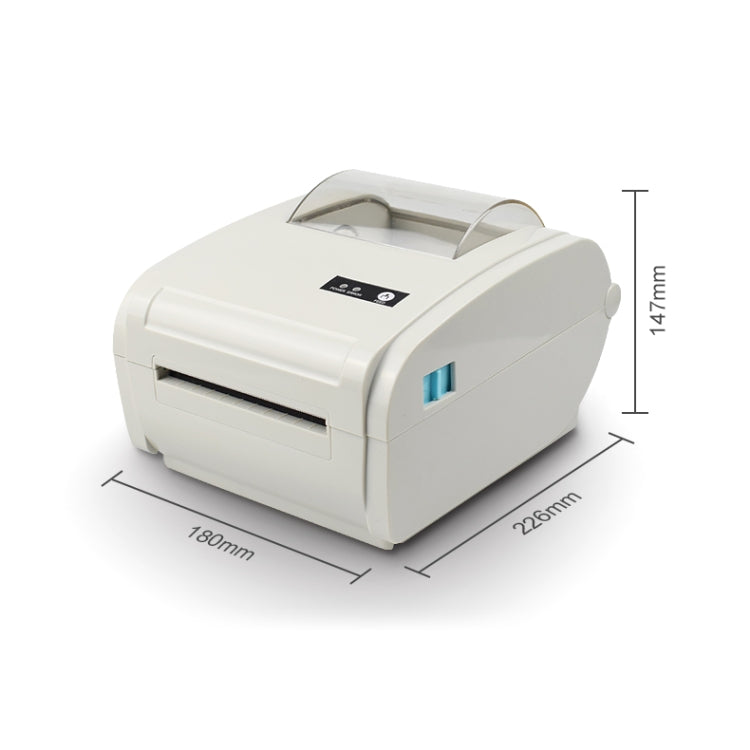 POS-9210 110mm USB POS Receipt Thermal Printer Express Delivery Barcode Label Printer, EU Plug(White) - Receipt Printers by PMC Jewellery | Online Shopping South Africa | PMC Jewellery | Buy Now Pay Later Mobicred