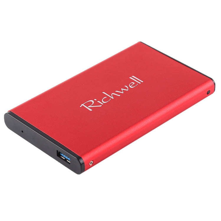 Richwell SATA R2-SATA-2TB 2TB 2.5 inch USB3.0 Super Speed Interface Mobile Hard Disk Drive(Red) - free shipping - PMC Jewellery - Order now!