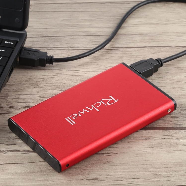 Richwell SATA R2-SATA-2TB 2TB 2.5 inch USB3.0 Super Speed Interface Mobile Hard Disk Drive(Red) - free shipping - PMC Jewellery - Order now!