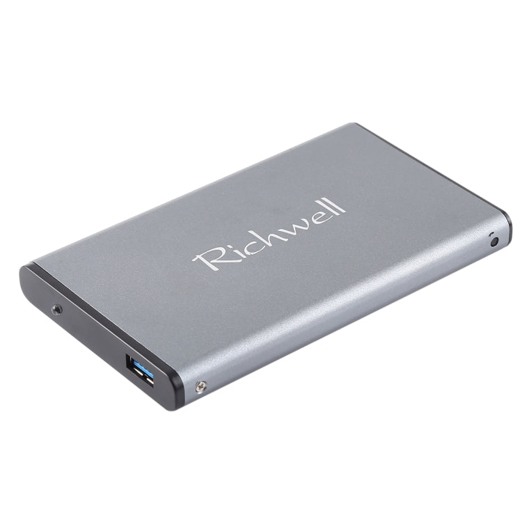 Richwell SATA R2-SATA-320GB 320GB 2.5 inch USB3.0 Super Speed Interface Mobile Hard Disk Drive(Grey) - External Hard Drives by Richwell | Online Shopping South Africa | PMC Jewellery | Buy Now Pay Later Mobicred