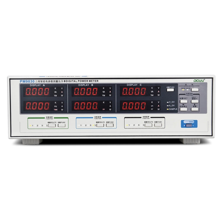 DCUU PM9830 500V 80A Three Phase Digital AC Voltage Current Power Factor & Power Meter (US Plug) - Current & Voltage Tester by PMc TechLife | Online Shopping South Africa | PMc TechLife | Buy Now Pay Later Mobicred