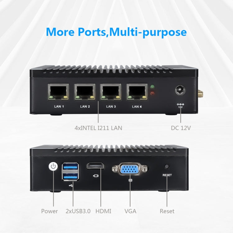 K660G4 Windows and Linux System Mini PC without Memory & SSD & WiFi, Intel Celeron Processor N2840 Quad-Core 2M Cache,1.83GHz, up to 2.25GHz - Windows Mini PCs by PMC TechLife | Online Shopping South Africa | PMC TechLife | Buy Now Pay Later Mobicred