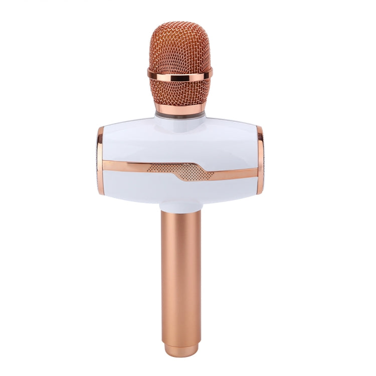 H9 High Sound Quality Handheld KTV Karaoke Recording Colorful RGB Neon Lights Bluetooth Wireless Condenser Microphone, For Notebook, PC, Speaker, Headphone, iPad, iPhone, Galaxy, Huawei, Xiaomi, LG, HTC and Other Smart Phones(Rose Gold) - Microphone by PMC Jewellery | Online Shopping South Africa | PMC Jewellery | Buy Now Pay Later Mobicred