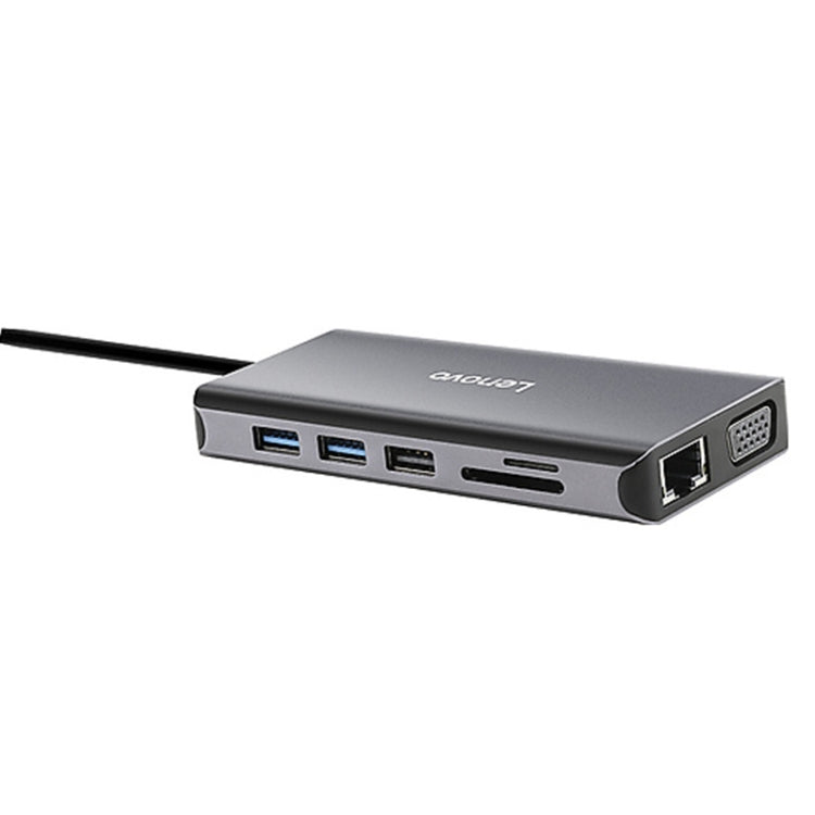 Lenovo LX0801 Type-C / USB-C Network Cable Interface Converter Docking Station - Cable & Adapters by Lenovo | Online Shopping South Africa | PMC Jewellery | Buy Now Pay Later Mobicred