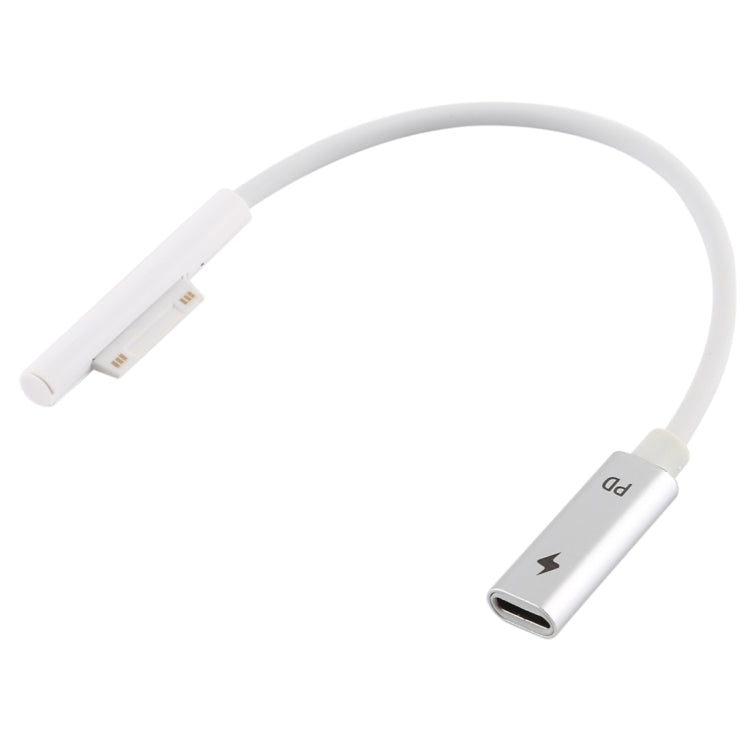 Pro 9 / 8 / 7 / 6 / 5 / 4 / 3 to USB-C / Type-C Female Interfaces Power Adapter Charger Cable(White) - Power Cord by PMC Jewellery | Online Shopping South Africa | PMC Jewellery | Buy Now Pay Later Mobicred