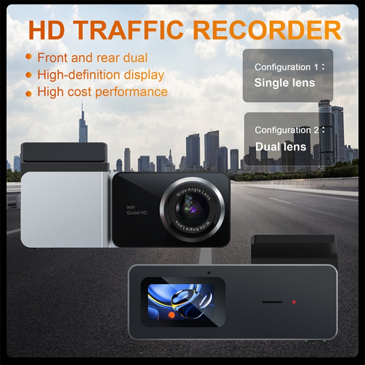 U06 2K Ultra HD Night Vision WiFi Car Driving Recorder Support Mobile APP - Car DVRs by PMC TechLife | Online Shopping South Africa | PMC TechLife | Buy Now Pay Later Mobicred