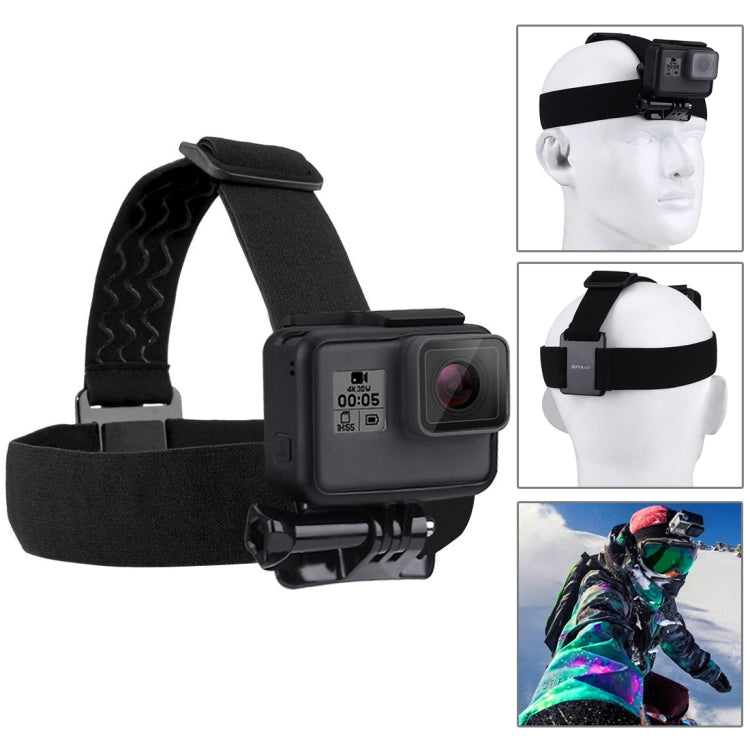 PULUZ 45 in 1 Accessories Ultimate Combo Kits with Camouflage EVA Case (Chest Strap + Suction Cup Mount + 3-Way Pivot Arms + J-Hook Buckle + Wrist Strap + Helmet Strap + Surface Mounts + Tripod Adapte ... ce Pro, DJI Osmo Action 4 and Other Action Cameras -  by PULUZ | Online Shopping South Africa | PMC Jewellery | Buy Now Pay Later Mobicred