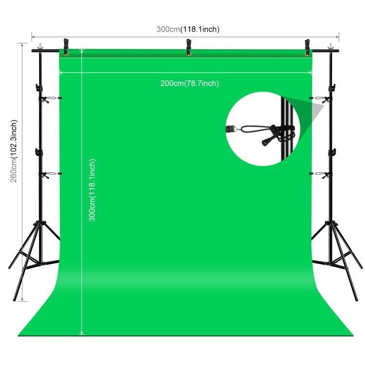 PULUZ LED Light Studio Softbox Photography Kit with Background & Reflective & Tripod Mount & Sandbags(EU Plug) - free shipping - PMC TechLife - Order now!