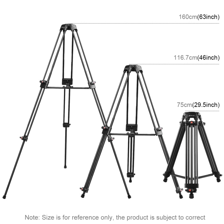 PULUZ Professional Heavy Duty Camcorder Aluminum Alloy Tripod - free shipping - PMc TechLife - Order now!