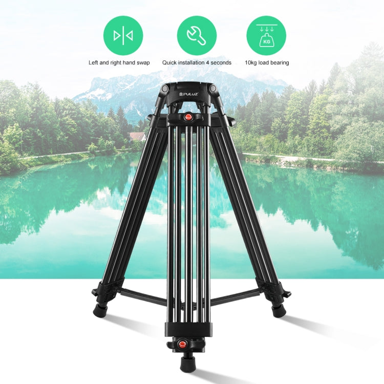 PULUZ Professional Heavy Duty Camcorder Aluminum Alloy Tripod - free shipping - PMc TechLife - Order now!
