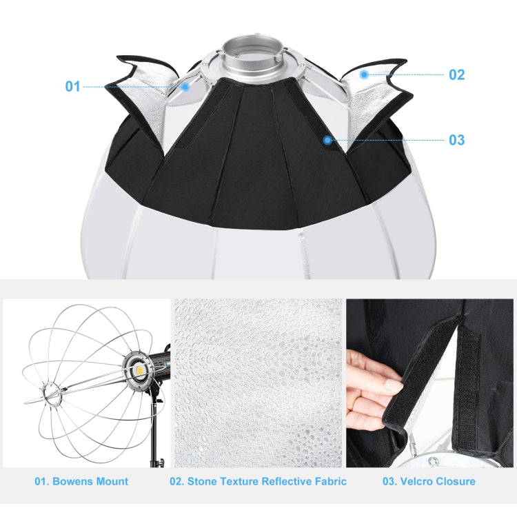 PULUZ 65cm Foldable Lantern Softbox SpeedLite Flash Light Foldable Diffuser - free shipping - PMC TechLife - Order now!