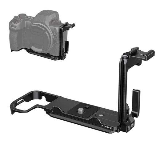 For Nikon Z6III / Z6II PULUZ 1/4 inch Vertical Shoot Quick Release L Plate Bracket Base Holder (Black) - L-Bracket by PULUZ | Online Shopping South Africa | PMC Jewellery | Buy Now Pay Later Mobicred