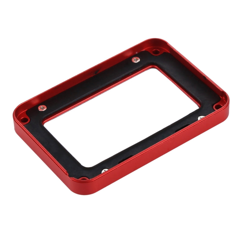 PULUZ Aluminum Alloy Flame + Tempered Glass Lens Protector for Sony RX0 / RX0 II, with Screws and Screwdrivers(Red) - Lens Cover by PULUZ | Online Shopping South Africa | PMC Jewellery | Buy Now Pay Later Mobicred