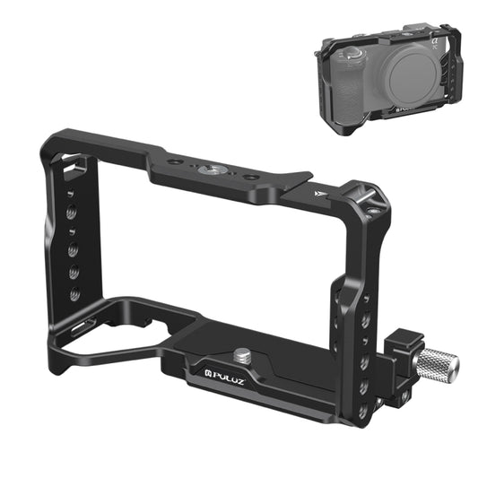 For Sony ILCE-A7CM2 / Alpha 7C II / Alpha 7CR PULUZ Metal Camera Cage Stabilizer Rig (Black) - Camera Cage by PULUZ | Online Shopping South Africa | PMC Jewellery | Buy Now Pay Later Mobicred