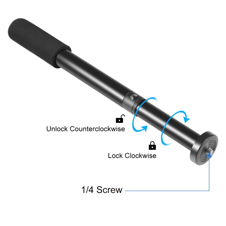 PULUZ  Handheld Adjustable Aluminum Alloy Tripod Mount Monopod Extension Central Shaft Rod - Monopods by PULUZ | Online Shopping South Africa | PMC TechLife | Buy Now Pay Later Mobicred