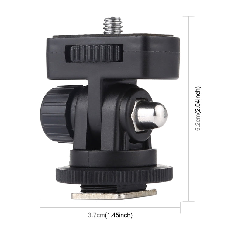 PULUZ 1/4 inch Screw Thread Cold Shoe Tripod Mount Adapter - Connection Mount by PULUZ | Online Shopping South Africa | PMC TechLife | Buy Now Pay Later Mobicred