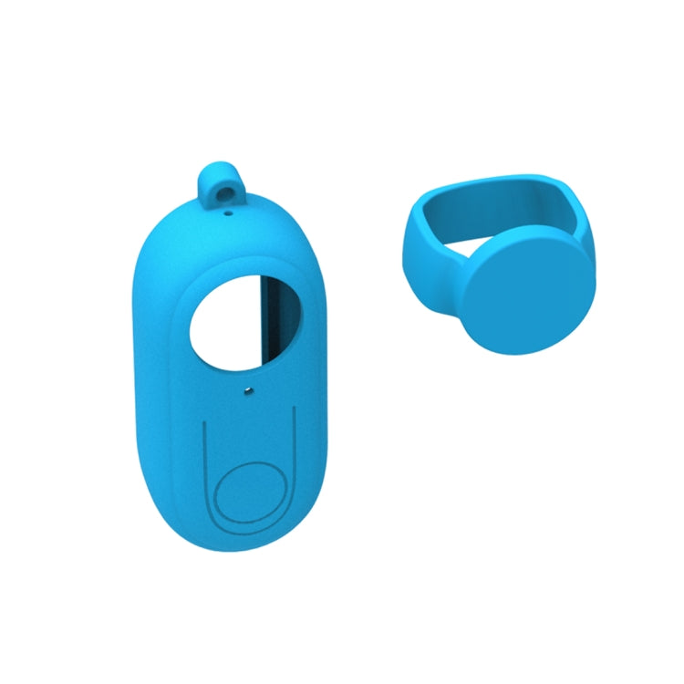 PULUZ Silicone Protective Case with Lens Cover for Insta360 GO 2(Blue) - Case & Bags by PULUZ | Online Shopping South Africa | PMC Jewellery | Buy Now Pay Later Mobicred