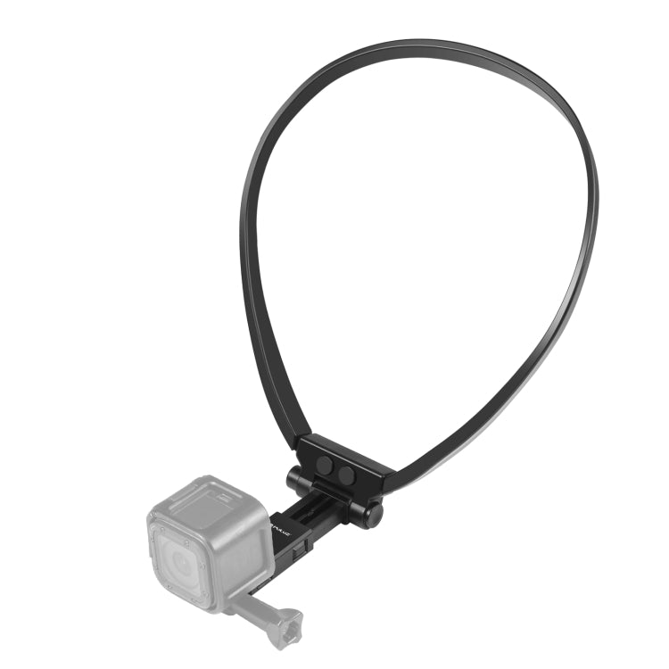 PULUZ Lazy Adjustable Neck Bracket for GoPro Action Camera Smartphones (Black) - Holder by PULUZ | Online Shopping South Africa | PMC TechLife | Buy Now Pay Later Mobicred