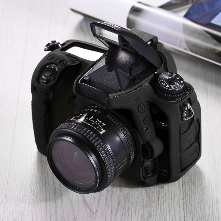 PULUZ Soft Silicone Protective Case for Nikon D750(Black) - free shipping - PMC TechLife - Order now!