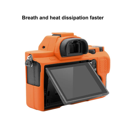 PULUZ Soft Silicone Protective Case for Sony ILCE-7MII / 7SMII / 7RMII(Orange) - Protective Case by PULUZ | Online Shopping South Africa | PMC Jewellery | Buy Now Pay Later Mobicred