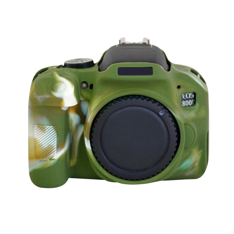 PULUZ Soft Silicone Protective Case for Canon EOS 800D(Camouflage) - Protective Case by PULUZ | Online Shopping South Africa | PMC TechLife | Buy Now Pay Later Mobicred