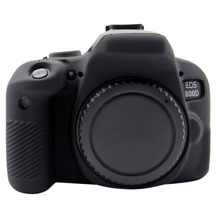 PULUZ Soft Silicone Protective Case for Canon EOS 800D(Black) - free shipping - PMC TechLife - Order now!