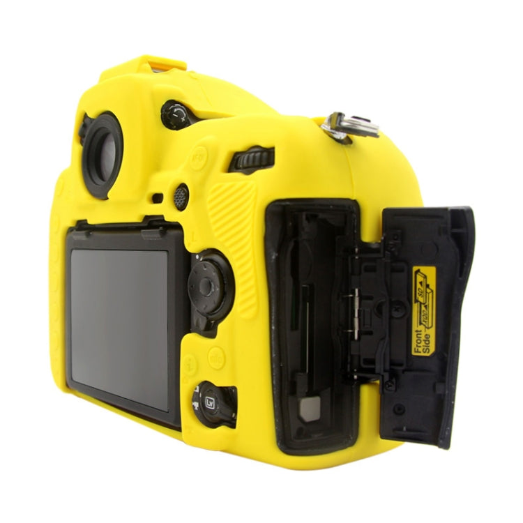 PULUZ Soft Silicone Protective Case for Nikon D850(Yellow) - Protective Case by PULUZ | Online Shopping South Africa | PMC TechLife | Buy Now Pay Later Mobicred