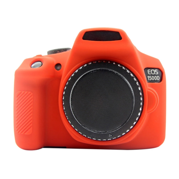 PULUZ Soft Silicone Protective Case for Canon EOS 1300D / 1500D(Red) - Protective Case by PULUZ | Online Shopping South Africa | PMC TechLife | Buy Now Pay Later Mobicred