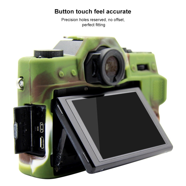 PULUZ Soft Silicone Protective Case for FUJIFILM XT10(Camouflage) - Protective Case by PULUZ | Online Shopping South Africa | PMC Jewellery | Buy Now Pay Later Mobicred