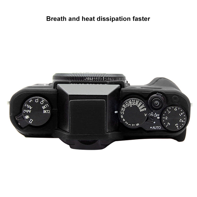 PULUZ Soft Silicone Protective Case for FUJIFILM XT10(Black) - Protective Case by PULUZ | Online Shopping South Africa | PMC TechLife | Buy Now Pay Later Mobicred
