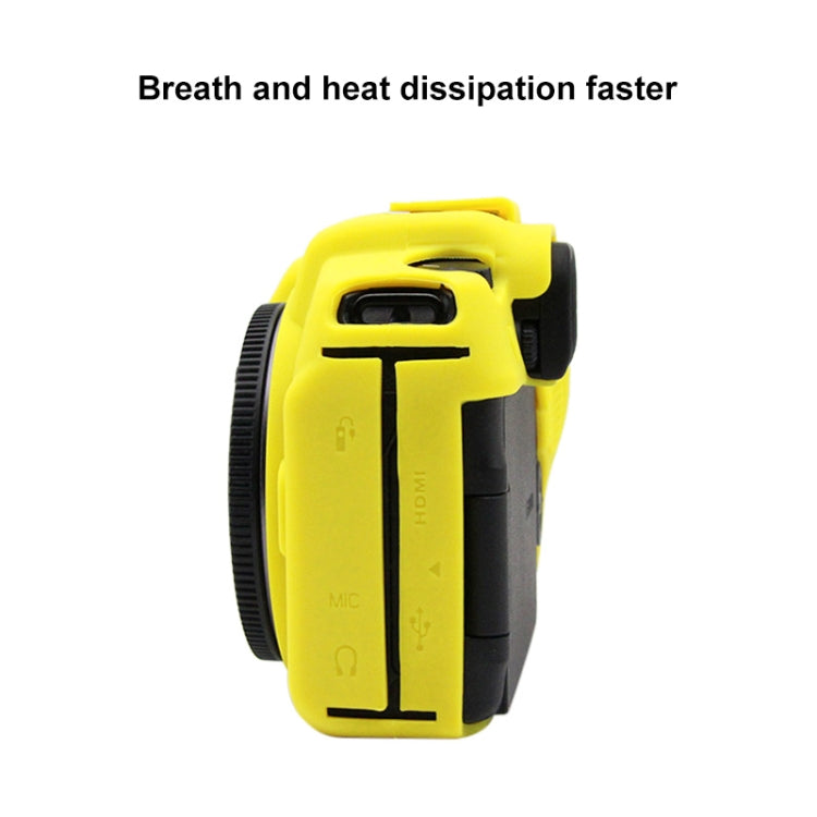 PULUZ Soft Silicone Protective Case for Canon EOS RP(Yellow) - Protective Case by PULUZ | Online Shopping South Africa | PMC Jewellery | Buy Now Pay Later Mobicred