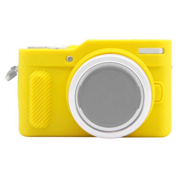 PULUZ Soft Silicone Protective Case for Panasonic Lumix GF10(Yellow) - Protective Case by PULUZ | Online Shopping South Africa | PMC Jewellery | Buy Now Pay Later Mobicred