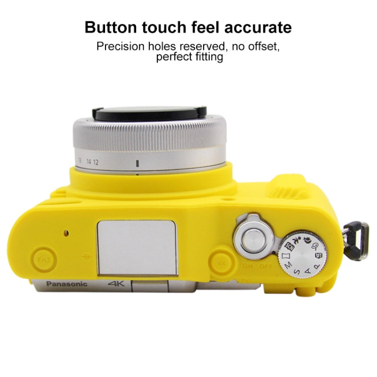 PULUZ Soft Silicone Protective Case for Panasonic Lumix GF10(Yellow) - Protective Case by PULUZ | Online Shopping South Africa | PMC TechLife | Buy Now Pay Later Mobicred