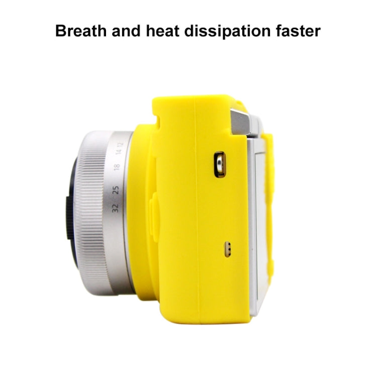 PULUZ Soft Silicone Protective Case for Panasonic Lumix GF10(Yellow) - Protective Case by PULUZ | Online Shopping South Africa | PMC TechLife | Buy Now Pay Later Mobicred