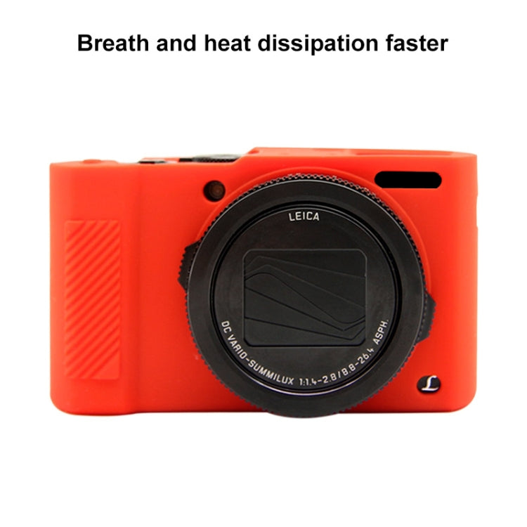 PULUZ Soft Silicone Protective Case for Panasonic Lumix  LX10(Red) - Protective Case by PULUZ | Online Shopping South Africa | PMC Jewellery | Buy Now Pay Later Mobicred