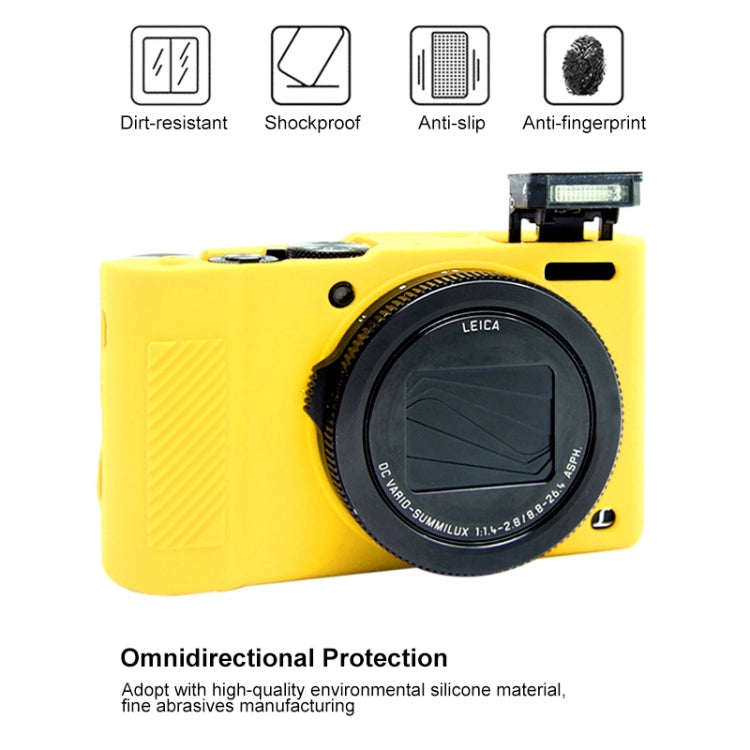 PULUZ Soft Silicone Protective Case for Panasonic Lumix  LX10(Yellow) - Protective Case by PULUZ | Online Shopping South Africa | PMC TechLife | Buy Now Pay Later Mobicred