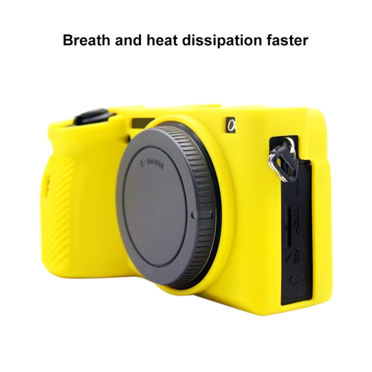 PULUZ Soft Silicone Protective Case for Sony A6600 / ILCE-6600(Yellow) - Protective Case by PULUZ | Online Shopping South Africa | PMC TechLife | Buy Now Pay Later Mobicred