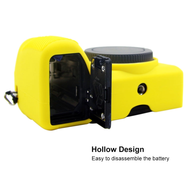 PULUZ Soft Silicone Protective Case for Sony A6600 / ILCE-6600(Yellow) - Protective Case by PULUZ | Online Shopping South Africa | PMC TechLife | Buy Now Pay Later Mobicred