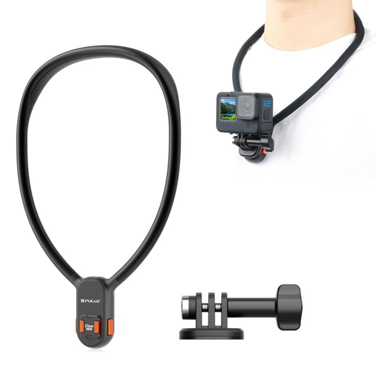 PULUZ Lazy Neck Bracket Magnetic Quick Release POV View Mount (Black) - free shipping - PMC TechLife - Order now!