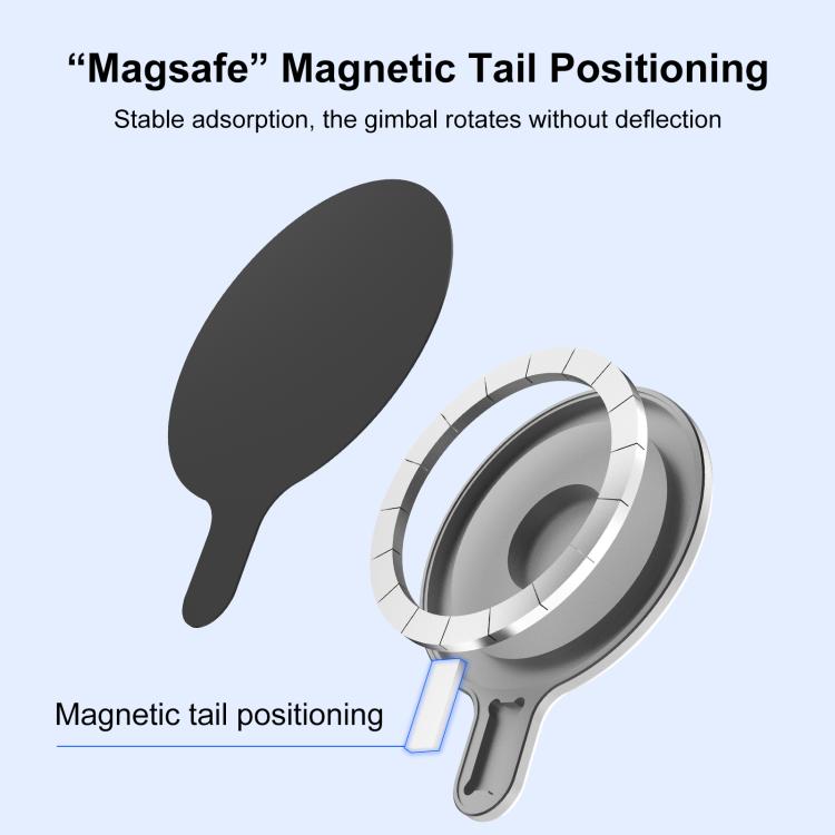 For Insta360 Flow 2 Pro PULUZ Magnetic Phone Mount Adapter (Silver) - free shipping - PMC TechLife - Order now!