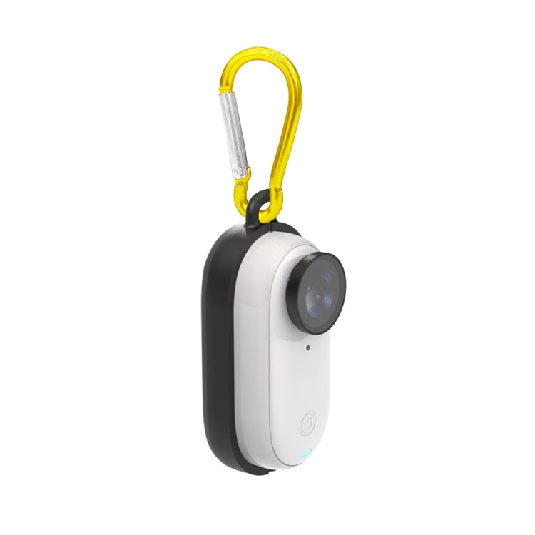 For Insta360 GO 3 PULUZ Body Magnetic Plastic Protective Frame Cage with Carabiner (Black) - Mount & Holder by PULUZ | Online Shopping South Africa | PMC TechLife