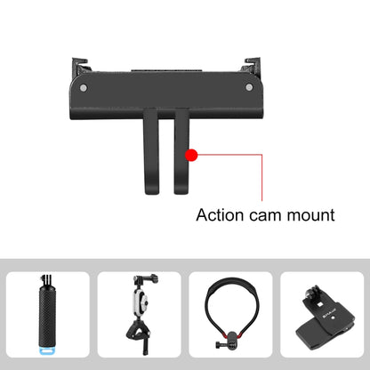 For DJI Osmo Action 4 / 3 PULUZ Magnetic Quick Release Base Expansion Mount (Black) -  by PULUZ | Online Shopping South Africa | PMC Jewellery | Buy Now Pay Later Mobicred