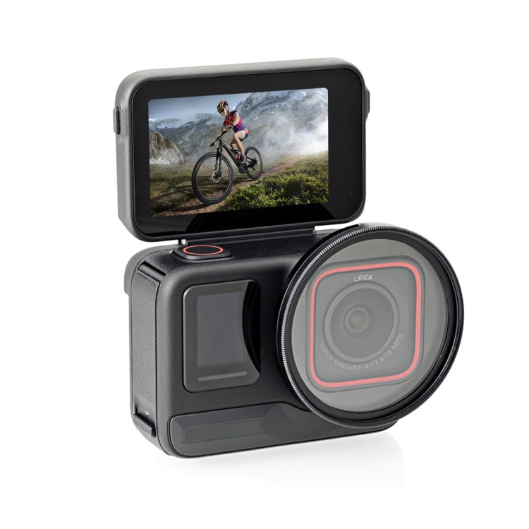 For Insta360 Ace Pro PULUZ 52mm UV Lens Filter Adapter Ring with Lens Cover (Black) - free shipping - PMC TechLife - Order now!