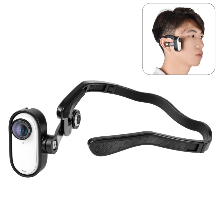 For Insta360 GO 3 / GO 3S PULUZ Magnetic POV Holder Head Mount (Black) - free shipping - PMC TechLife - Order now!