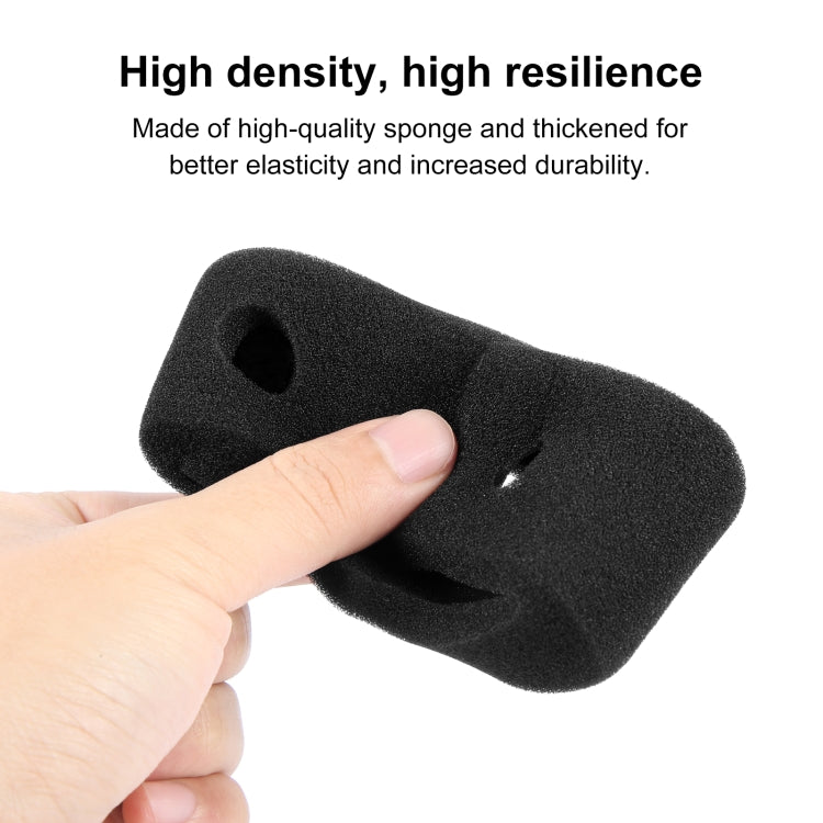 For Insta360 Ace Pro / Ace PULUZ High Density Foam Windshield (Black) - Case & Bags by PULUZ | Online Shopping South Africa | PMC TechLife | Buy Now Pay Later Mobicred