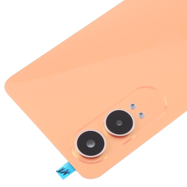 For OnePlus Nord CE4 Lite Plastic Back Cover with Camera Lens Cover(Orange) - free shipping - PMC TechLife - Order now!